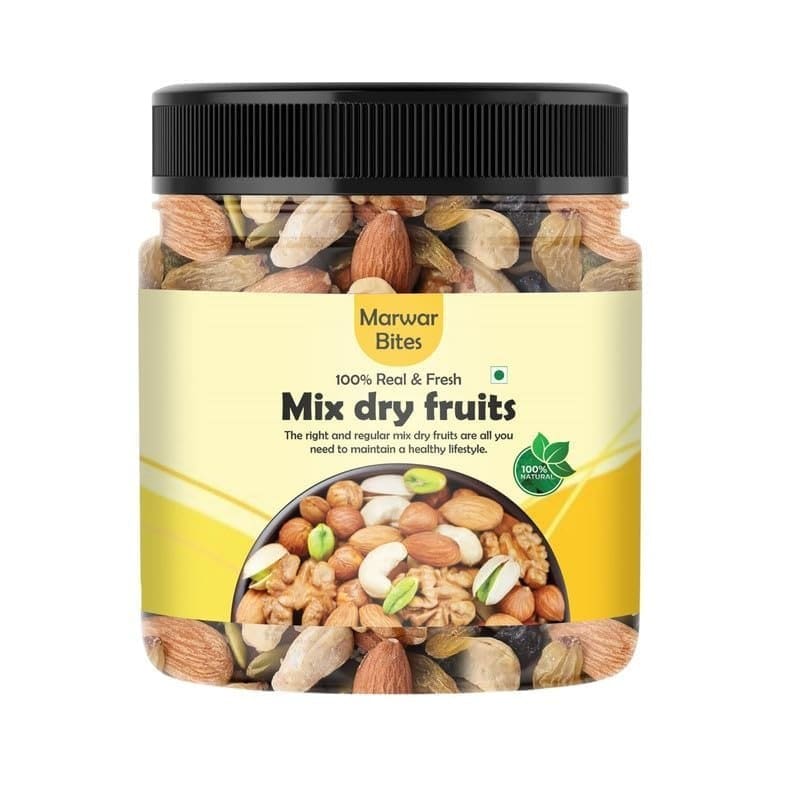 MarwarBites Premium Mixed Dry Fruits 1kg | Mix Nuts and Dry ...