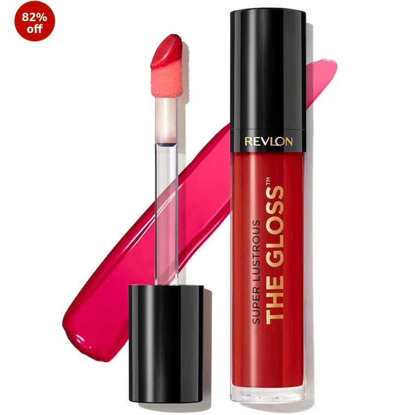 82% Off : Revlon Super Lustrous Lip Gloss @235 + Coupon.