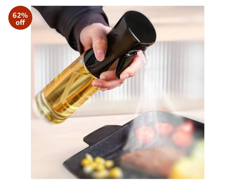 Glass Oil Spray Dispenser 200ml Bottle at 189.
