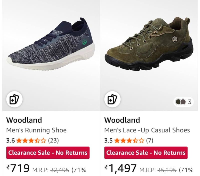 Loot : 70-79% Off On Woodland Shoes.