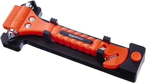 🛍️ amazon basics Emergency Seat Belt Cutter and Window Hammer
