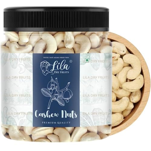 LILA DRY FRUITS Cashews 500 Grams | Natural and Unsalted Who...