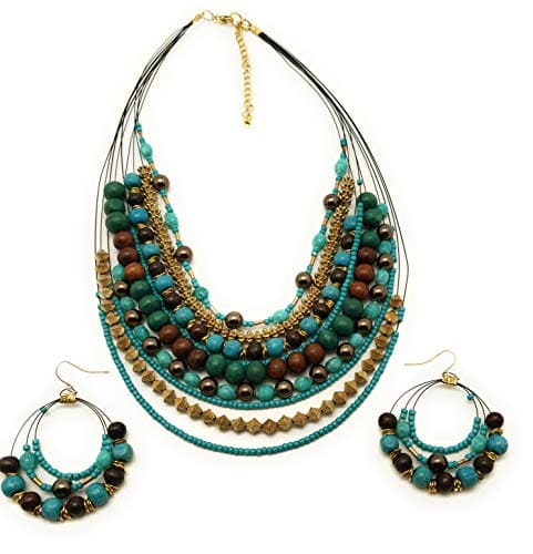 🛍️ DCA Girls Tuqouise Multi Necklace