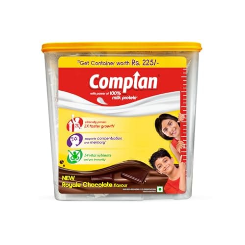 Complan Nutrition Drink Powder for Children, Royale Chocolat...