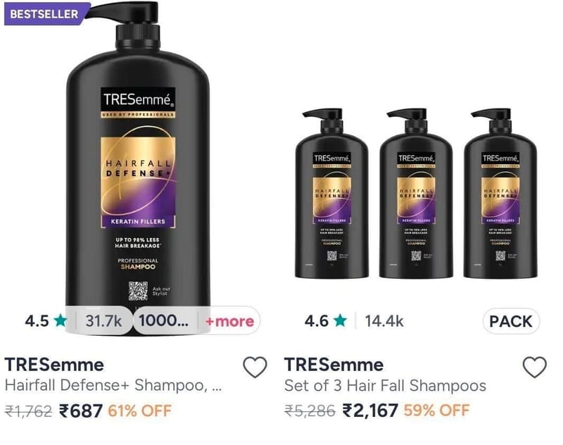 Myntra : Upto 70% Off On Hair Care.