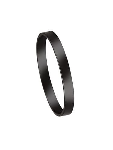 🛍️ Yellow Chimes Bracelets for Men and Boys Fashion Black Kada Bracelet for Men | High Polished Stainless Steel Kada for Men | Birthday Gift for Men and Boys Anniversary Gift for Husband