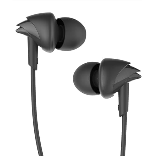 🛍️ boAt Bassheads 100 in Ear Wired Earphones with Mic(Black)