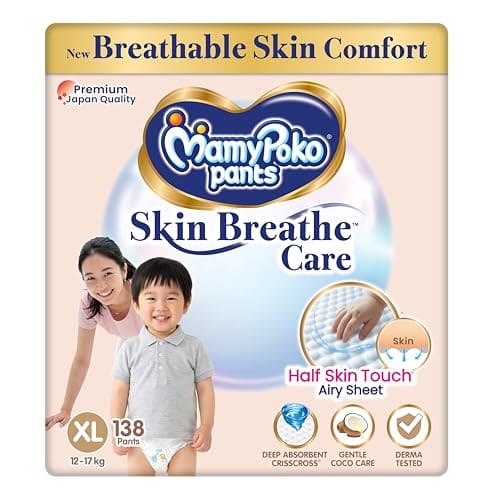 MamyPoko Pants Skin Breathe Care | Baby Diapers Extra Large ...