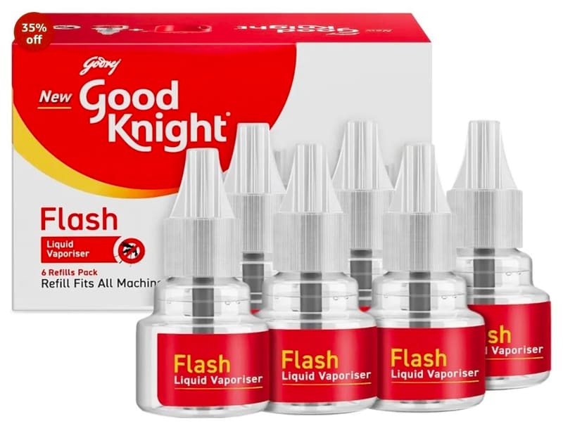 35% Off : Good knight Liquid Vaporiser (Pack Of 6) @323
