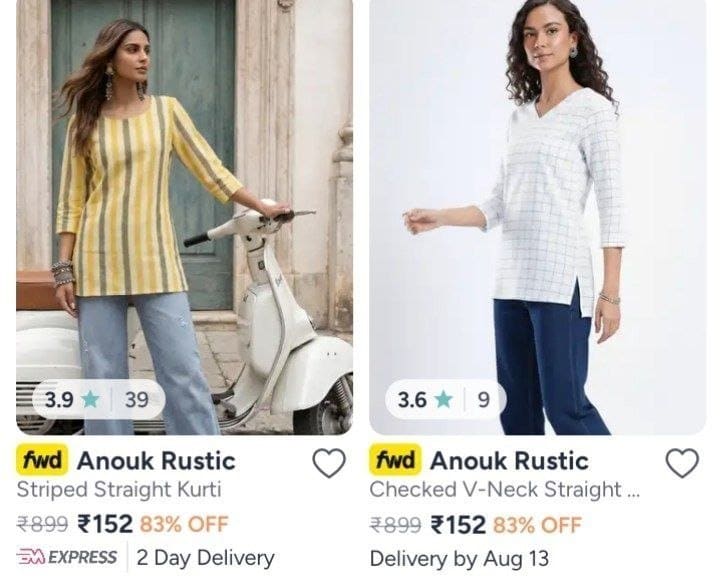 Short Kurti @ ₹152