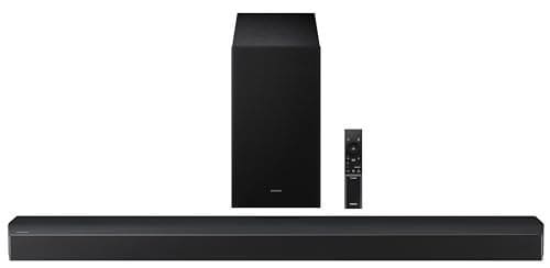 🛍️ Samsung 400 W 5.1 ch Soundbar with Dolby Audio | DTS Virtual:X | Q-Symphony | Center Speaker | 3D Surround Sound | HDMI ARC | Optical in | Bluetooth | USB | Wireless Subwoofer (HW-B750F/XL, Black)