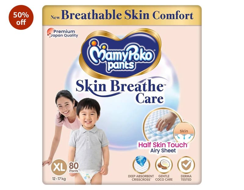 MamyPoko Pants| Baby Diapers Extra Large Size (XL) | 80 Count @ 1060