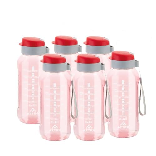 ATTRO Ultra Pro Motivational 1-Liter BPA-Free Water Bottle w...