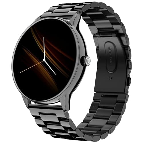 🛍️ Noise Twist Go Round dial Smartwatch with BT Calling, 1.39" Display, Metal Build, 100+ Watch Faces, IP68, Sleep Tracking, 100+ Sports Modes, 24/7 Heart Rate Monitoring (Elite Black)