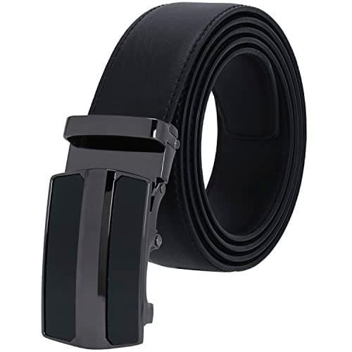 🛍️ Labnoft Men's Auto Lock Vegan Leather Belt