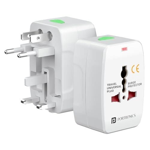 Portronics Juicemate Go Universal Travel Adapter with 6A AC ...