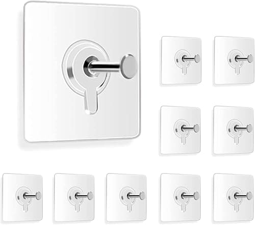 Wall Hooks for Hanging Strong, Adhesive Hooks for Wall Heavy...