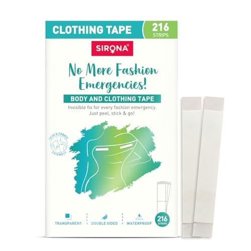 Sirona Invisible Double-Sided Body & Clothing Fashion Tape f...