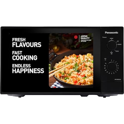 🛍️ Panasonic 20 L Solo Microwave Oven (NN-SM25JBFDG,Black)