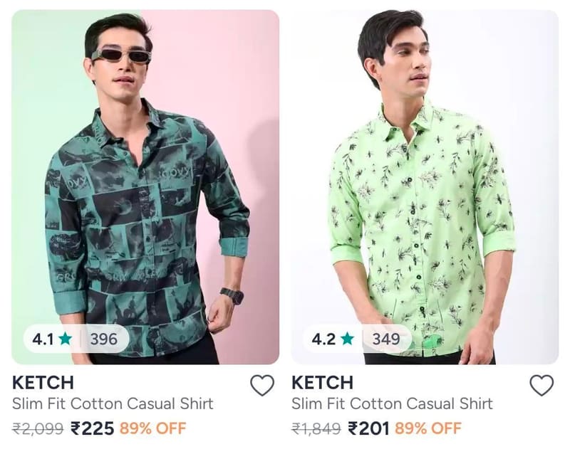 Myntra | 👕 Shirts Under ₹400