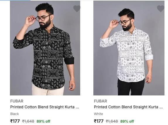 Flipkart : Upto 90% Off on Men's Branded Clothing
