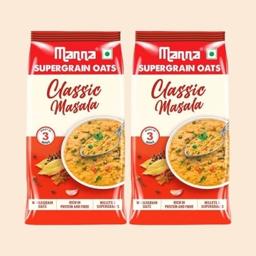 Manna Masala Oats Classic 900g with Millets & Supergrain No ...