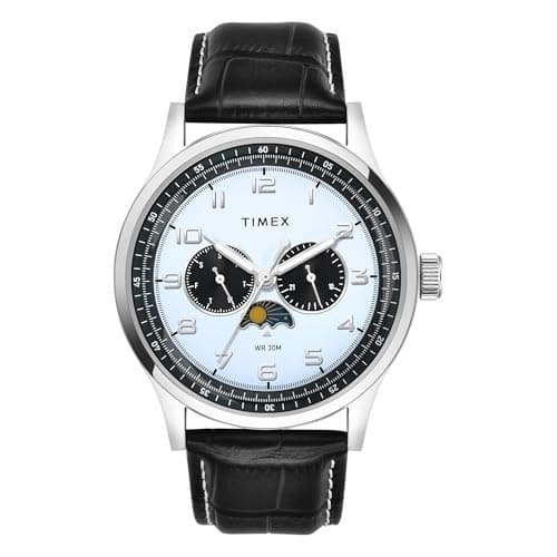 TIMEX Analog Watch for Men with Round Dial & Water Resistant...
