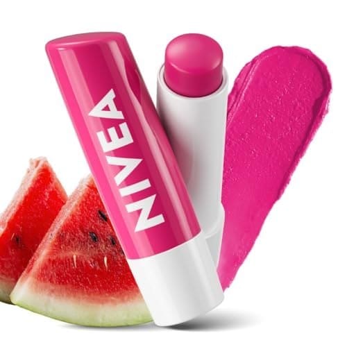 NIVEA Watermelon Shine 4.8g Lip Balm|24 H Melt in Moisture F...