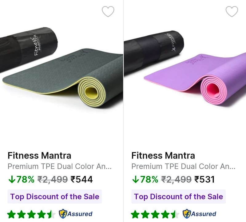 Flipkart | Fitness Mantra Yoga Mats Upto 81% Off