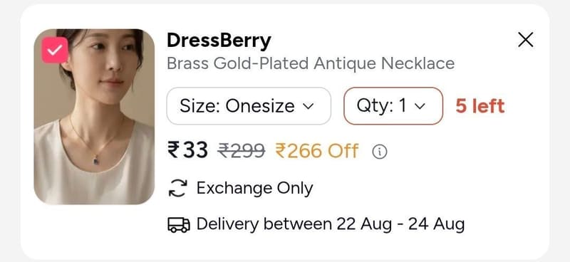 Pendant Chain @ ₹33