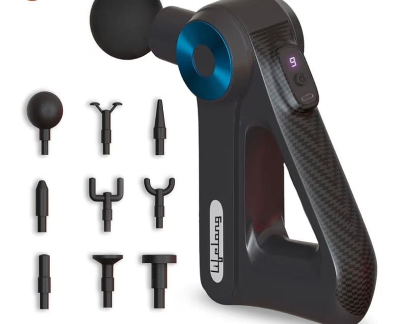 Lifelong Triangle Gun Massager with 9 Massage Heads @999
