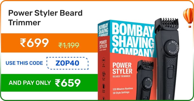 🔥  BSC Power Styler Beard Trimmer @ ₹659