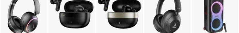 Grab : Upto 85% On boAt Speakers & HeadPhone + Bank Offer