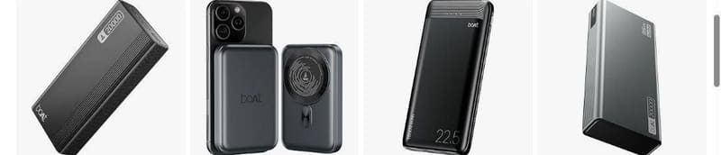 Get up to 70% OFF on boAt's fast-charging power banks.