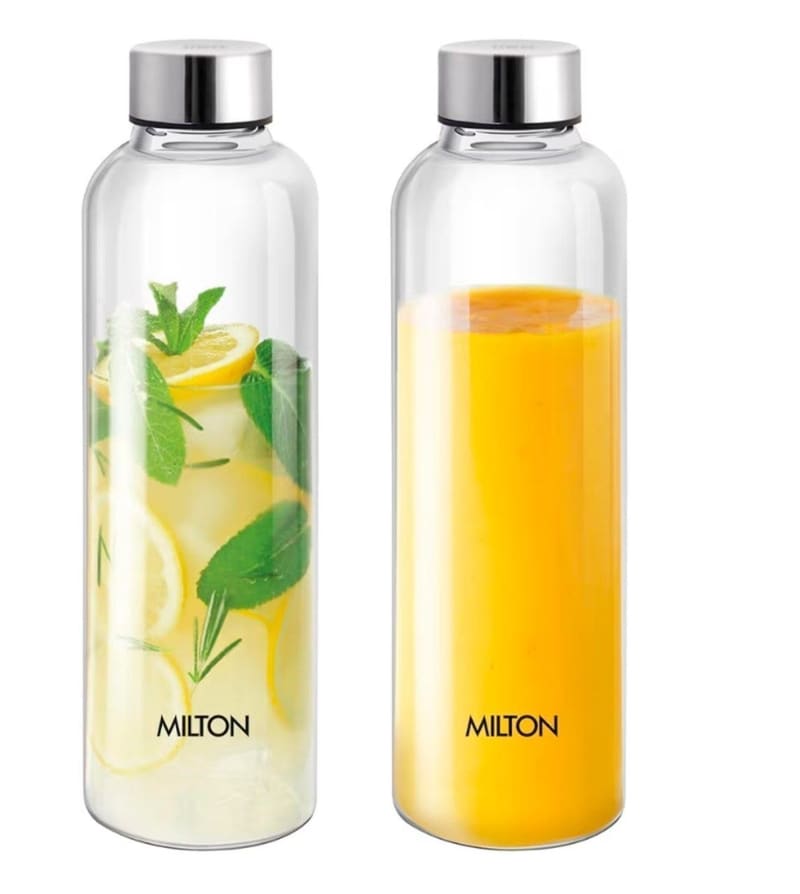 MILTON Pet Water Bottle Set, 1 Ltr (Set Of 2) @161.