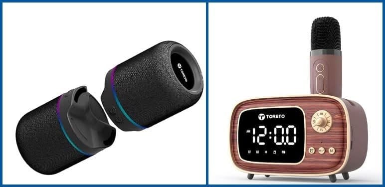 Amazon Newly launched : Upto 55% Off On Toreto Wireless Speaker