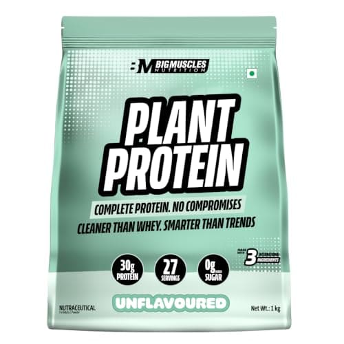 Bigmuscles Nutrition Clean Plant Protein | 30g Pea & Rice Pr...