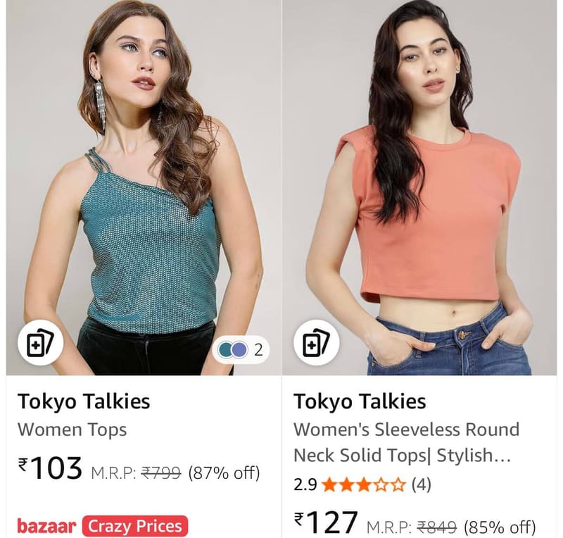 Upto 92% Off On Tokyo Talkies Women's Clothing