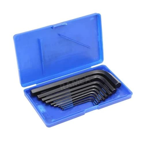 🛍️ RAMEX Allen Key Set, Allen Key Set Tools Kit, 9pc Hex Allen Key Set In Plastic Box Packet Size Allen Key Set Allen Keys