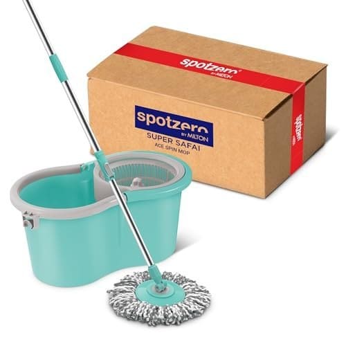 Spotzero by Milton Ace Spin Mop, Pocha for Floor Cleaning Mo...