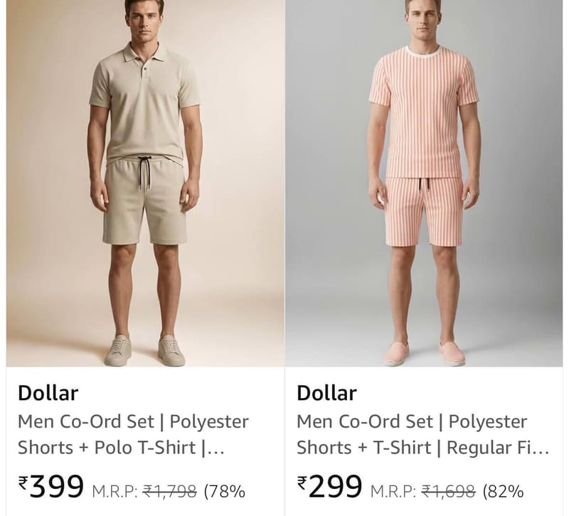 Dollar Men Co-Ord Set @ ₹ 299