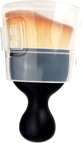 🛍️ ESZAZX Car Interior Cleaning Brush – Soft High-Density Bristles, Scratch-Free Dusting Tool for Dashboard, Air Vents & Leather Seats – Ergonomic Anti-Slip Handle, Compact & Portable
