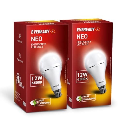 EVEREADY 12W B22D Emergency Inverter LED Bulb | Cool Day Lig...