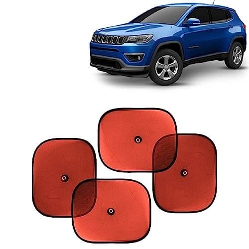 KINGSWAY Car Window Curtain Sticky Sun Shades Compatible wit...