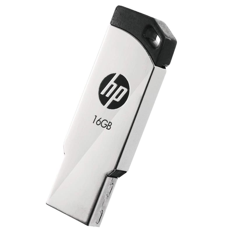 Amazon | 87% Off -  HP v236w 16GB USB 2.0 Pen Drive, Metal Silver Rs. 378
