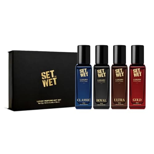 Set Wet Luxury Perfume Gift Set | Perfume for Man | 4x18ml |...