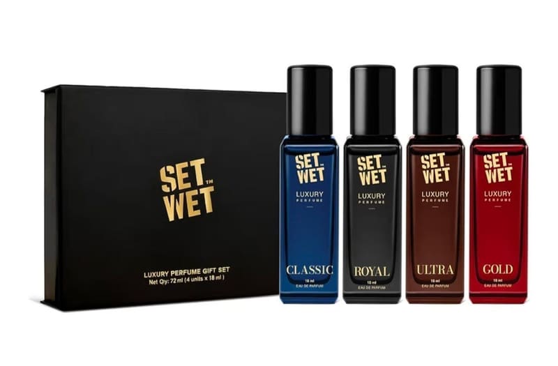 Set Wet Luxury Perfume Gift Set | 4x18ml @201.