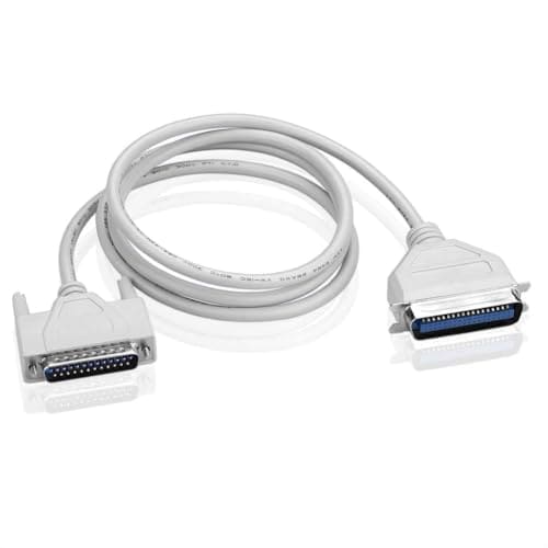 Madhabi 3M Parallel Printer Cable  DB25 Male to Centronics 3...