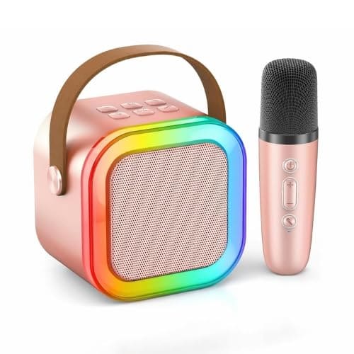 Mini Bluetooth Karaoke Machine  Portable Speaker with Microp...