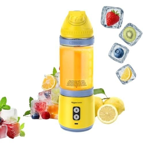 Amazon Basics Portable Blender for Juices, Smoothies and Sha...